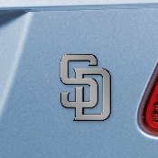 San Diego Padres 3D Chrome Metal Emblem, 26697