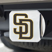 MLB - San Diego Padres Color Hitch - Chrome 3.4"x4", 26698