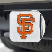 MLB - San Francisco Giants Color Hitch - Chrome 3.4"x4", 26708