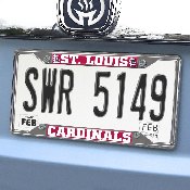 St. Louis Cardinals Chrome Metal License Plate Frame, 6.25in x 12.25in, 26720