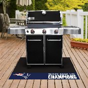 New England Patriots Vinyl Grill Mat - 26in. x 42in., 2019 Super Bowl LIII Champions , 26722