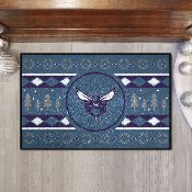 Charlotte Hornets Holiday Sweater Starter Mat Accent Rug - 19in. x 30in., 26818
