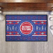 Detroit Pistons Holiday Sweater Starter Mat Accent Rug - 19in. x 30in., 26823