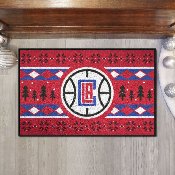 Los Angeles Clippers Holiday Sweater Starter Mat Accent Rug - 19in. x 30in., 26827