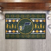 Utah Jazz Holiday Sweater Starter Mat Accent Rug - 19in. x 30in., 26842