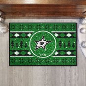 Dallas Stars Holiday Sweater Starter Mat Accent Rug - 19in. x 30in., 26853