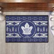 Toronto Maple Leafs Holiday Sweater Starter Mat Accent Rug - 19in. x 30in., 26871