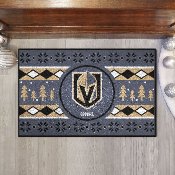 Vegas Golden Knights Holiday Sweater Starter Mat Accent Rug - 19in. x 30in., 26875