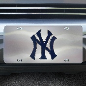 New York Yankees 3D Stainless Steel License Plate, 26879