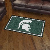 Michigan State Spartans 3ft. x 5ft. Plush Area Rug, 26887