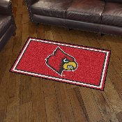 Louisville Cardinals 3ft. x 5ft. Plush Area Rug, 26890