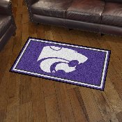 Kansas State Wildcats 3ft. x 5ft. Plush Area Rug, 26897