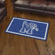 Memphis Tigers 3ft. x 5ft. Plush Area Rug, 26916