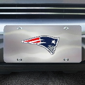 New England Patriots 3D Stainless Steel License Plate, 26920