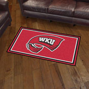 Western Kentucky Hilltoppers 3ft. x 5ft. Plush Area Rug, 26933