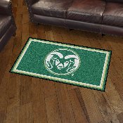 Colorado State Rams 3ft. x 5ft. Plush Area Rug, 26943