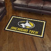 Michigan Tech Huskies 3ft. x 5ft. Plush Area Rug, 26949