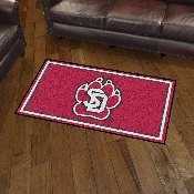 South Dakota Coyotes 3ft. x 5ft. Plush Area Rug, 27003
