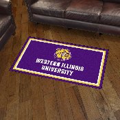Western Illinois Leathernecks 3ft. x 5ft. Plush Area Rug, 27006