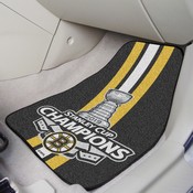 Pittsburgh Penguins Front Carpet Car Mat Set - 2 Pieces, 2018 NHL Stanley Cup Champions, 27029
