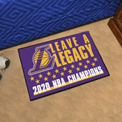 Los Angeles Lakers 2020 NBA Champions Starter Mat Accent Rug - 19in. x 30in., 27038
