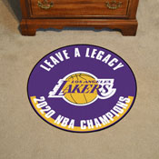 Los Angeles Lakers 2020 NBA Champions Basketball Rug - 27in. Diameter, 27039