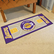 Los Angeles Lakers NBA Court Large Runner, 27045