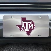 Texas A&M Aggies 3D Stainless Steel License Plate, 27143