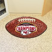 Kansas City Chiefs Football Rug - 20.5in. x 32.5in., 2020 Super Bowl LIV Champions, 27175