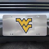 West Virginia Mountaineers 3D Stainless Steel License Plate, 27200