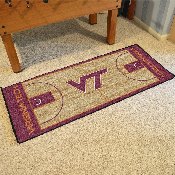 Virginia Tech Hokies Court Runner Rug - 30in. x 72in., 27339