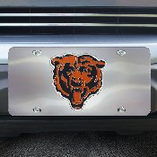 Chicago Bears 3D Stainless Steel License Plate, 27350