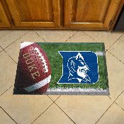 Duke Blue Devils Rubber Scraper Door Mat, 27360