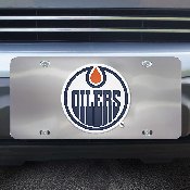 Edmonton Oilers 3D Stainless Steel License Plate, 27366