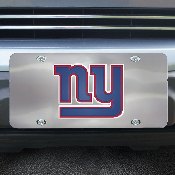 New York Giants 3D Stainless Steel License Plate, 27377