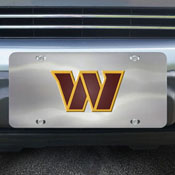 Washington Commanders 3D Stainless Steel License Plate, 27380