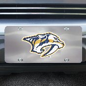 Nashville Predators 3D Stainless Steel License Plate, 27395