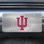Indiana Hooisers 3D Stainless Steel License Plate, 27550
