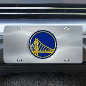 Golden State Warriors 3D Stainless Steel License Plate, 27558