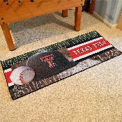 Texas Tech Red Raiders Baseball Runner Rug - 30in. x 72in., 27827