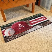 Arkansas Razorbacks Baseball Runner Rug - 30in. x 72in., 27828