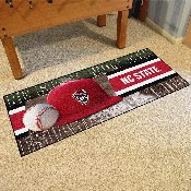 NC State Wolfpack Baseball Runner Rug - 30in. x 72in., 28012