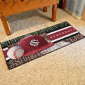 South Carolina Gamecocks Baseball Runner Rug - 30in. x 72in., 28024