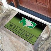 North Dakota Fighting Hawks Rubber Door Mat - 18in. x 30in. - ND Hawk Primary Logo, 28047