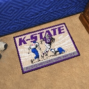 Kansas State Wildcats Starter Mat Accent Rug - 19in. x 30in. Ticket Stub Starter Mat, 28096
