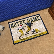 Notre Dame Fighting Irish Starter Mat Accent Rug - 19in. x 30in. Ticket Stub Starter Mat, 28101