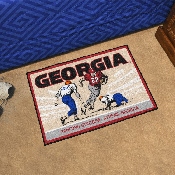 Georgia Bulldogs Starter Mat Accent Rug - 19in. x 30in. Ticket Stub Starter Mat, 28108