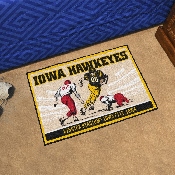 Iowa Hawkeyes Starter Mat Accent Rug - 19in. x 30in. Ticket Stub Starter Mat, 28109