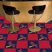 St. Louis Cardinals Team Carpet Tiles - 45 Sq Ft., 28212
