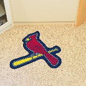 St. Louis Cardinals Mascot Rug - Bird On Bat Primary Logo, 28221